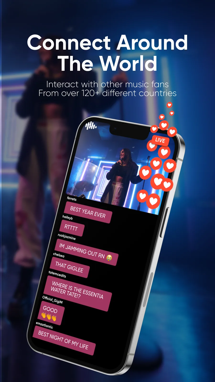 Loopd LIVE — Music Streaming app screenshot 1